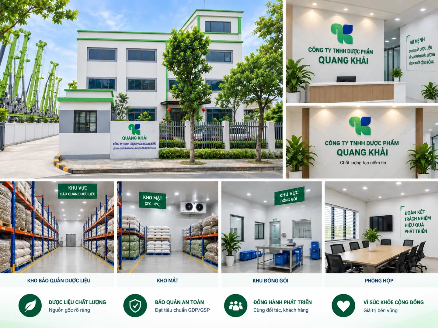 Hình ảnh tổng quan Công ty TNHH Dược phẩm Quang Khải